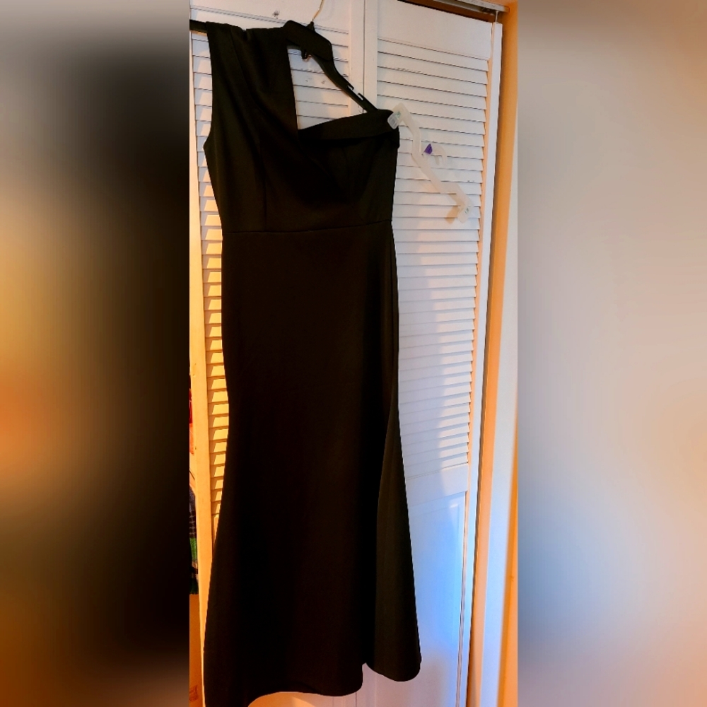 Fashion Heart Neck Dress for Women One Shoulder Maxi Dress Elegantes Casual Sexy